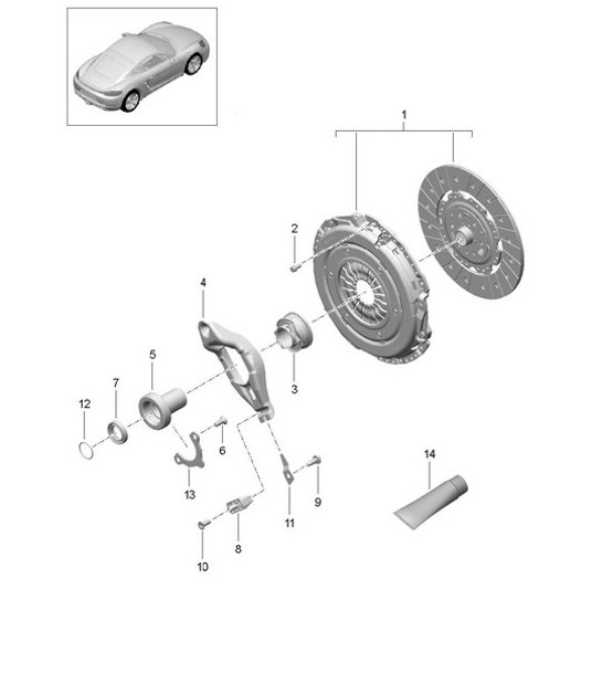 Diagram 301-000 Porsche 911 & 912 (1965-1989) Transmisión