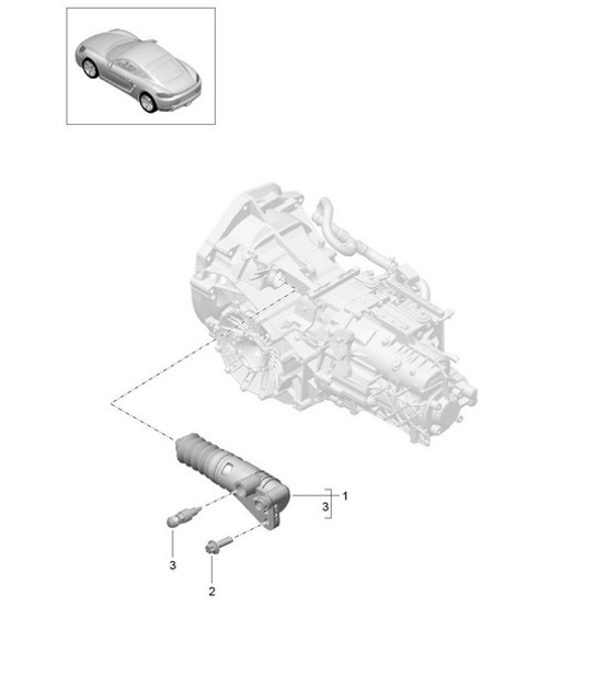 Diagram 301-005 Porsche 996 (911) (1997-2005) Transmission