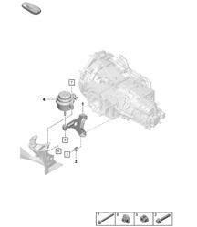 Pièces de fixation de boîte de vitesses (modèle : GTS 4.0, G8230, CG270) 718C (982C) Cayman GTS 4.0L 2017>>