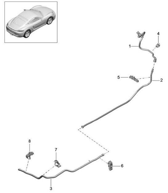 Diagram 604-040 Porsche Macan (95B) MK1 (2014-2018) Wheels, Brakes