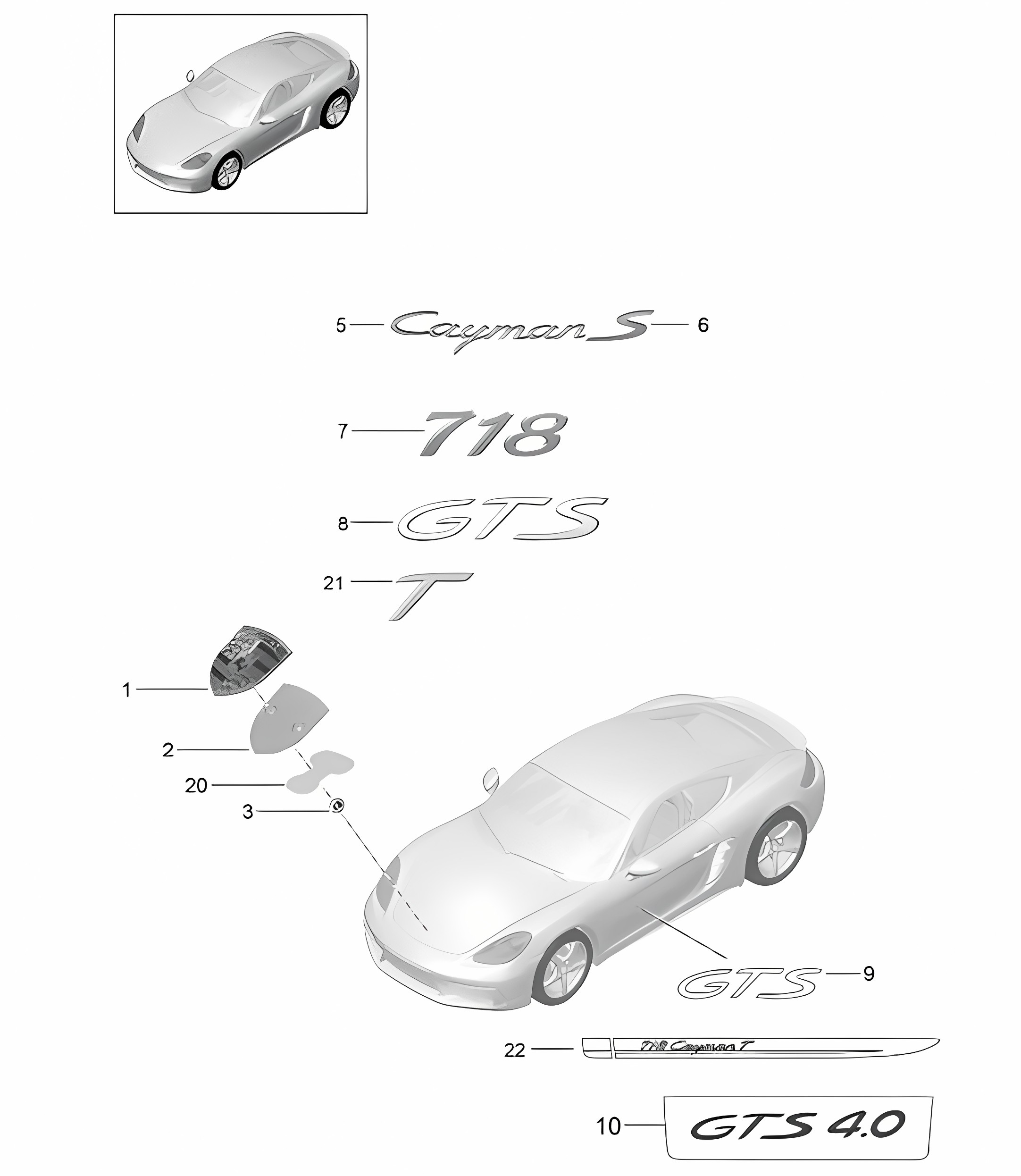 Decorative fittings 718C (982C) Cayman 2017>>