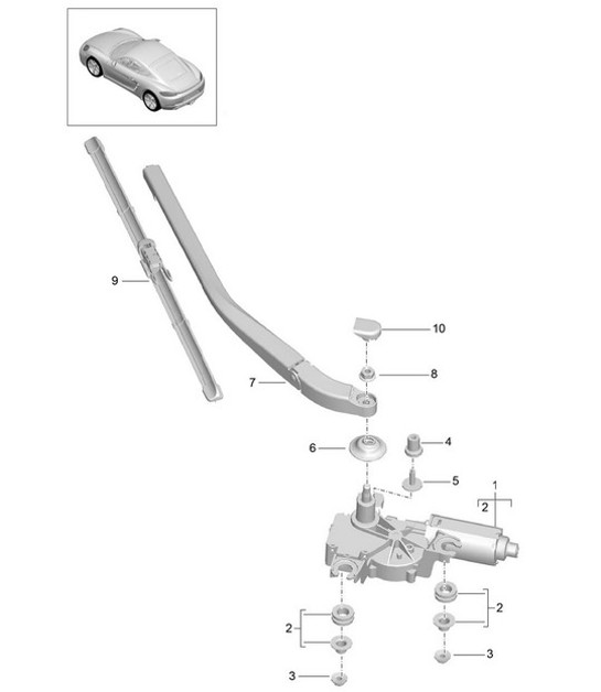 Diagram 904-005 Porsche Panamera 970 MK2 (2014-2016) Electrical equipment