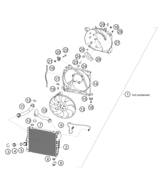 Diagram 1.1-17 Porsche 964 (911) C2 1989-93 Motor