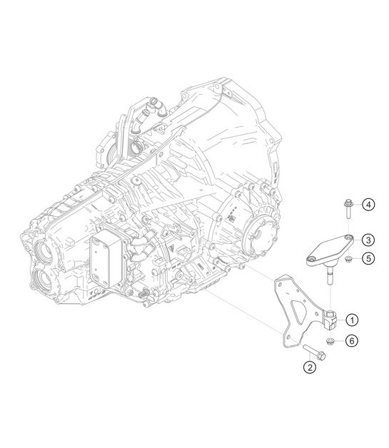 Diagram 3.3-06 Porsche 993 (911) (1994-1998) Transmission