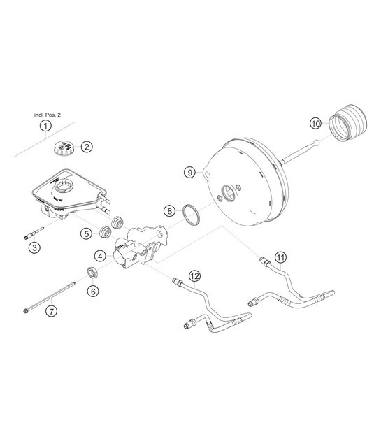 Diagram 6.6-06 Porsche 997 (911) MK1 2005-2008 Wheels, Brakes