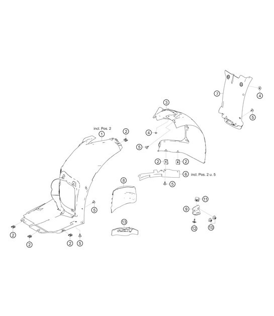 Diagram 8.8-11 Porsche 911 1978-1983 3.0L / SC Body