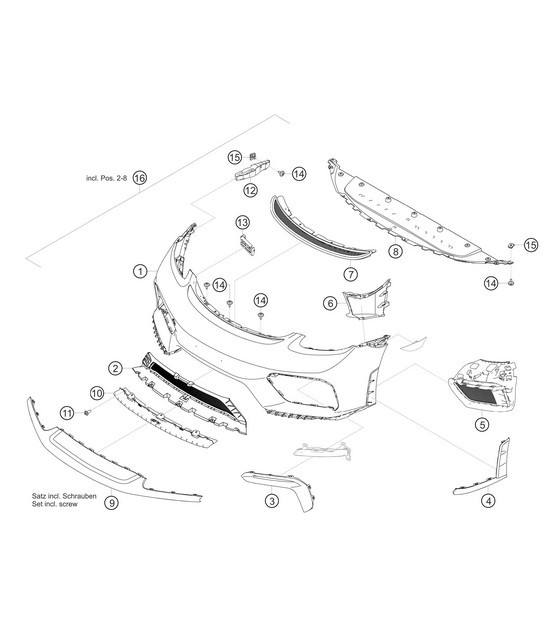 Diagram 8.8-13 Porsche 911 1978-1983 3.0L / SC Body