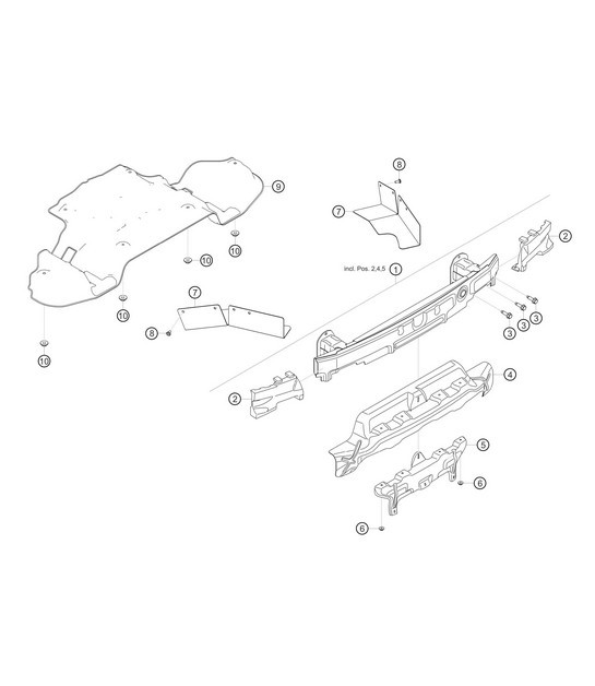 Diagram 8.8-17 Porsche 911 1978-1983 3.0L / SC Body