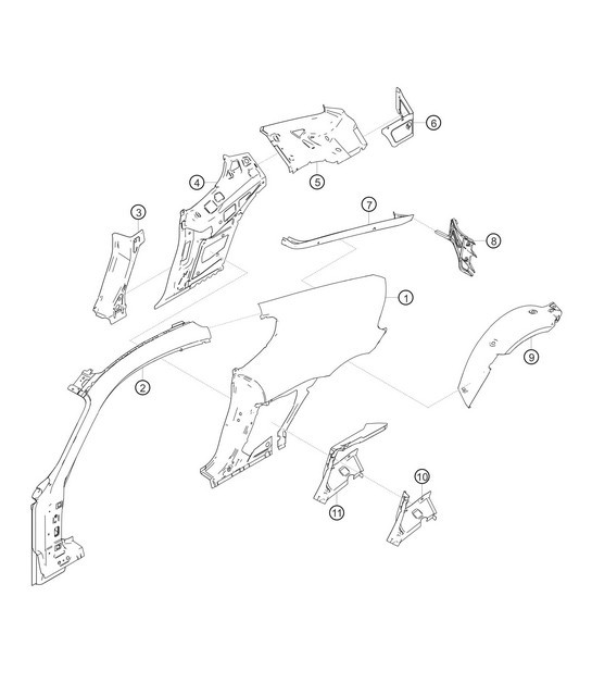 Diagram 8.8-06 Porsche 911 1978-1983 3.0L / SC Body