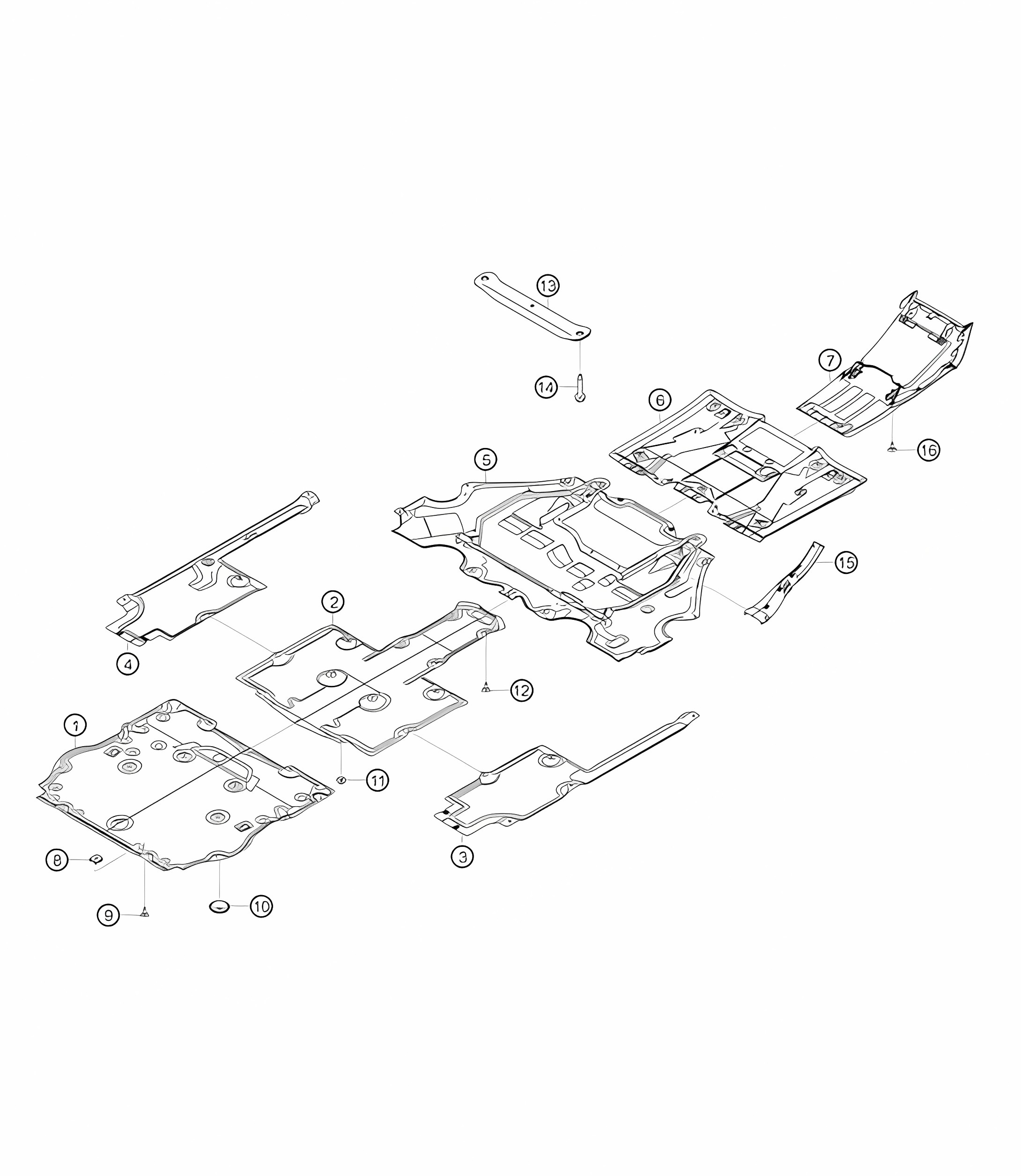 Underbody panelling 982 Cayman GT4 Clubsport 2019-2020