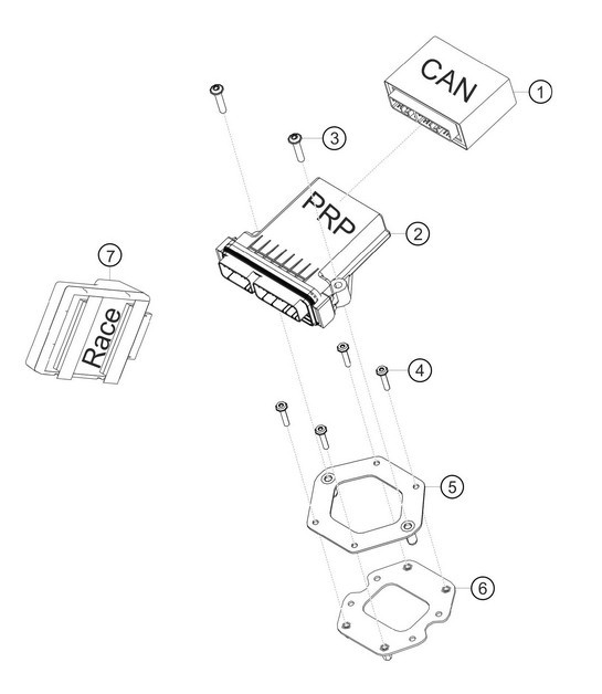 Diagram 9.9-11 Porsche 914 (1970-1976) Electrical equipment