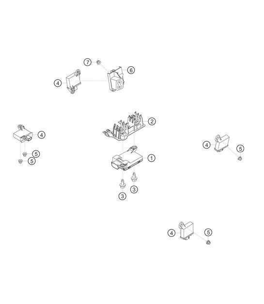 Diagram 9.9-12 Porsche Cayman S 3.4L 987C 2005-08 Electrical equipment