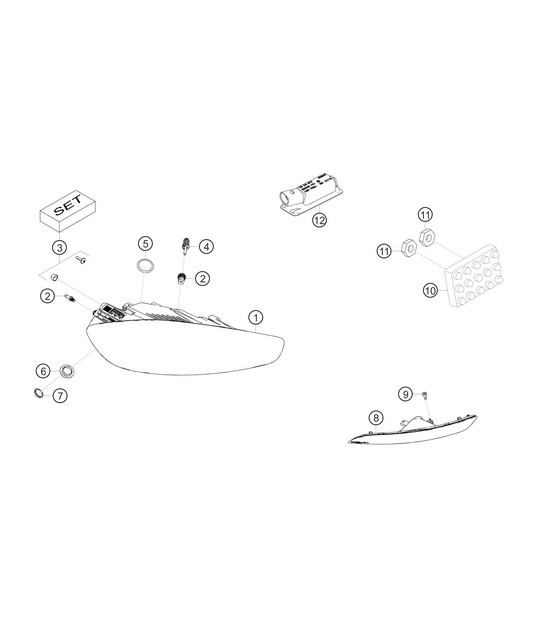Diagram 9.9-17 Porsche Macan (95B) MK1 (2014-2018) Electrical equipment