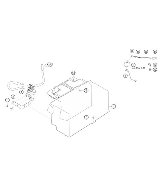 Diagram 9.9-08 Porsche Cayman 718C (982C) 2017>> Electrical equipment