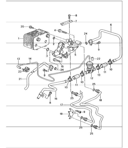 Diagram 360-00 Porsche 944 (1982-1991) 