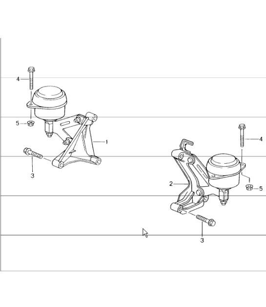 Diagram 370-00 Porsche 957 Cayenne 3.6L 2007-10 Transmission