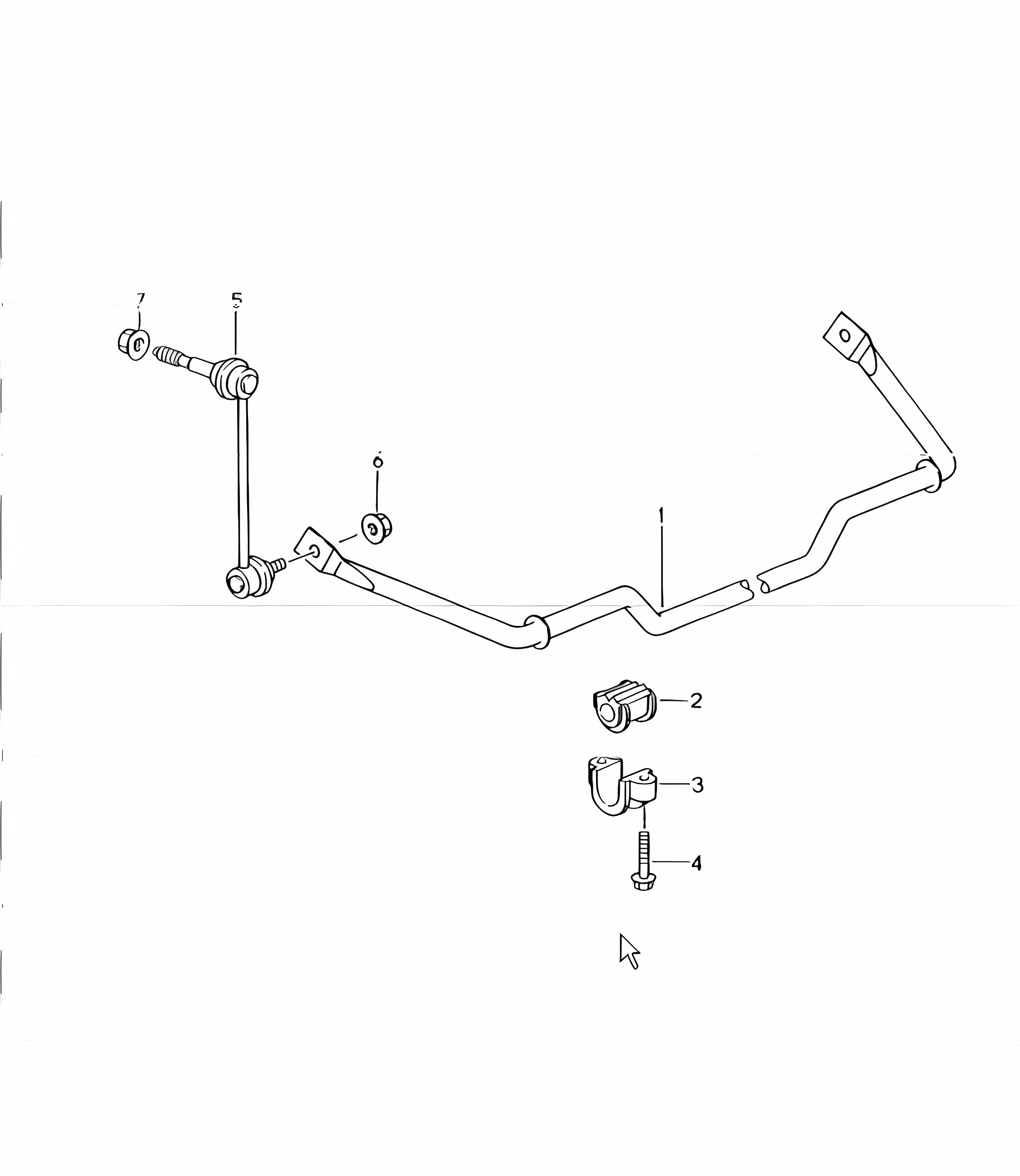 stabiliser 986 Boxster 1997-04