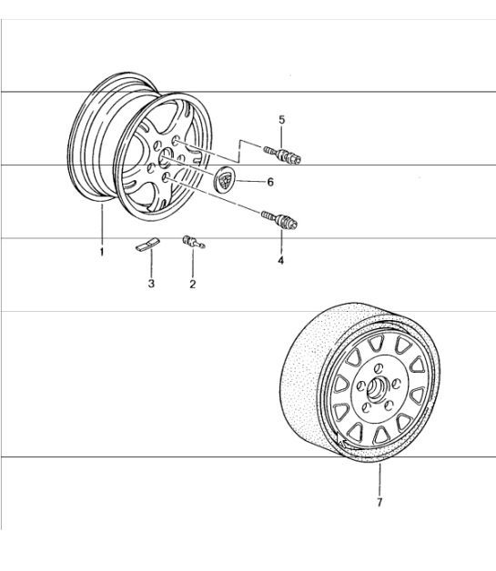 Diagram 601-00 Porsche 944 2.5L 8V 1982-87 