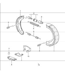 handbrake 986 Boxster 1997-04