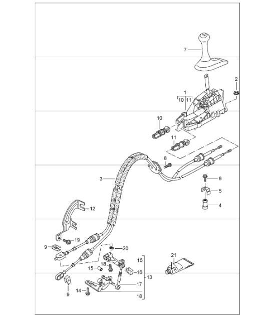 Diagram 701-00 Porsche 944 2.7L 8V 1988-89 