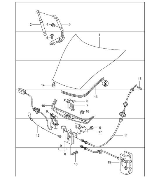 Diagram 803-00 Porsche 911 1978-1983 3.0L / SC Body