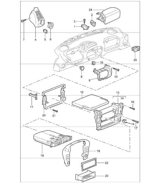 Diagram 809-02 Porsche 911 & 912 (1965-1989) Carrocería
