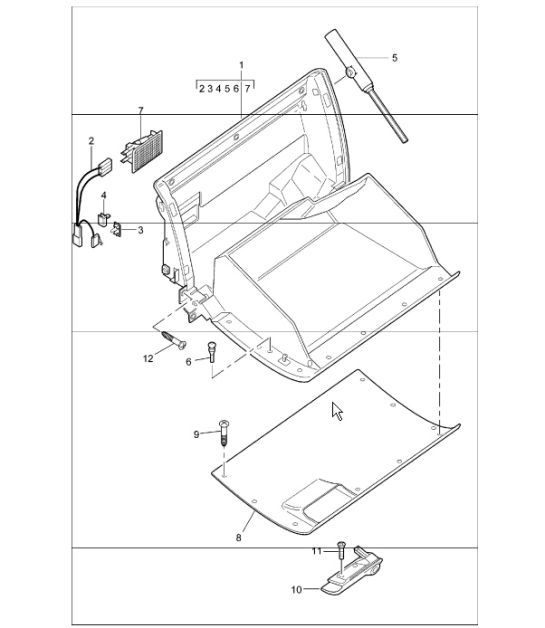 Diagram 809-03 Porsche 911 & 912 (1965-1989) Body