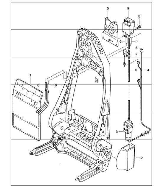 Diagram 817-07 Porsche 911 & 912 (1965-1989) Body