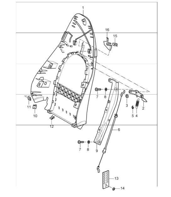 Diagram 817-10 Porsche 911 & 912 (1965-1989) Body