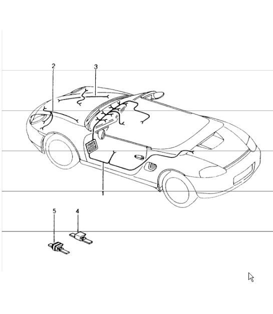 Diagram 902-10 Porsche Macan (95B) MK1 (2014-2018) Electrical equipment