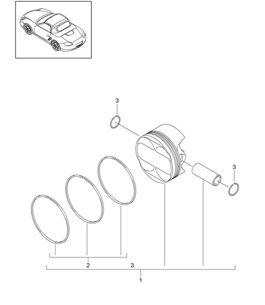 Diagram 102-005 Porsche 911 & 912 (1965-1989) Engine