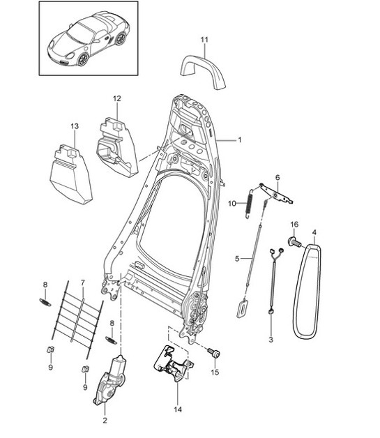 Diagram 817-021 Porsche 911 & 912 (1965-1989) Body