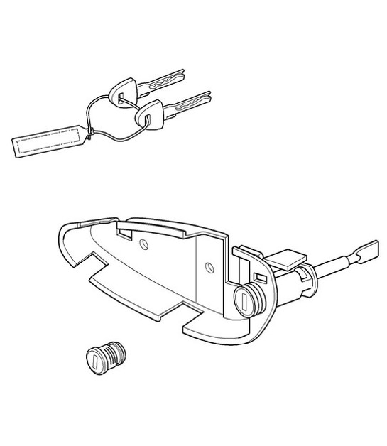 Kits de reparación / Juego de cerraduras 987.2 Boxster / Boxster S 2009-12