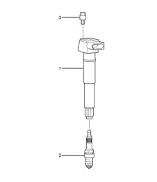 Ignition system 987.2 Boxster / Boxster S 2009-12