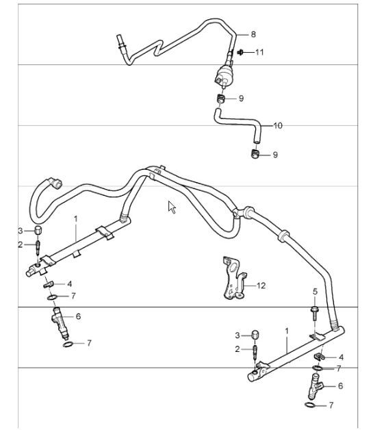Diagram 107-05 Porsche Panamera 971 MK1 (2017-2020) 