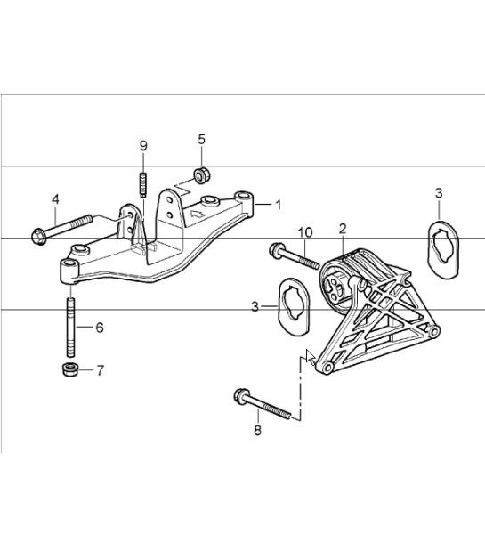 Diagram 109-00 Porsche 997 MKII GT3 2010-11 Motor