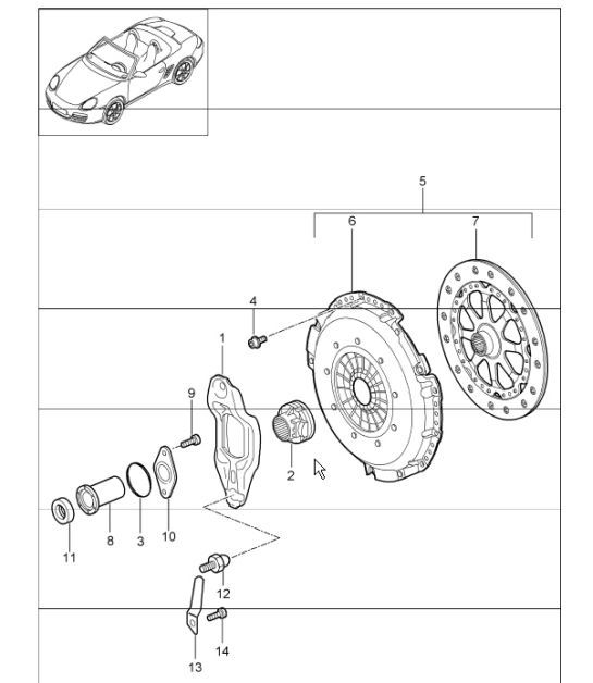 Diagram 301-01 Porsche 928 (1978-1995) 