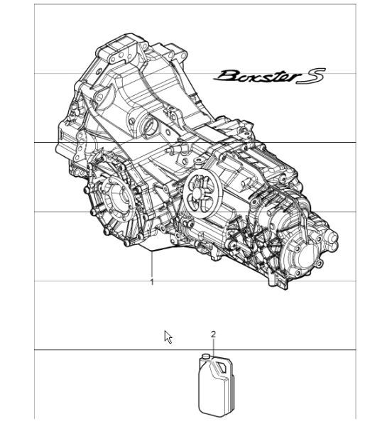 Diagram 302-01 Porsche 993 (911) (1994-1998) Transmission