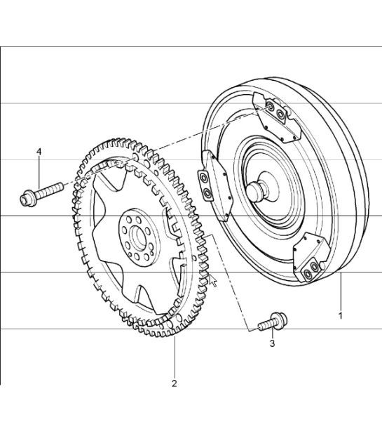 Diagram 330-00 Porsche 997 MKII Carrera C2S 3.8L 2009-12 Transmission