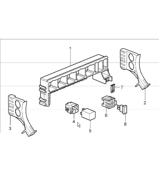 Diagram 902-01 Porsche 911 1974-1977 2.7L / 1976-77 3.0 Carrera Electrical equipment