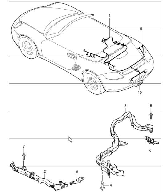 Diagram 902-20 Porsche Macan (95B) MK1 (2014-2018) Equipo eléctrico