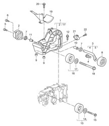 Riemspanner / Riemaandrijving - 9721, 9720 - 987C.1 Cayman 2.7L / 3.4L 2006-08