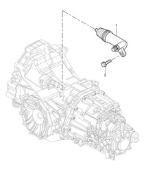 Koppelingsontgrendeling - G8701+ PR:481, handgeschakelde 5e versnelling - 987C.1 Cayman 2.7L 2007-08