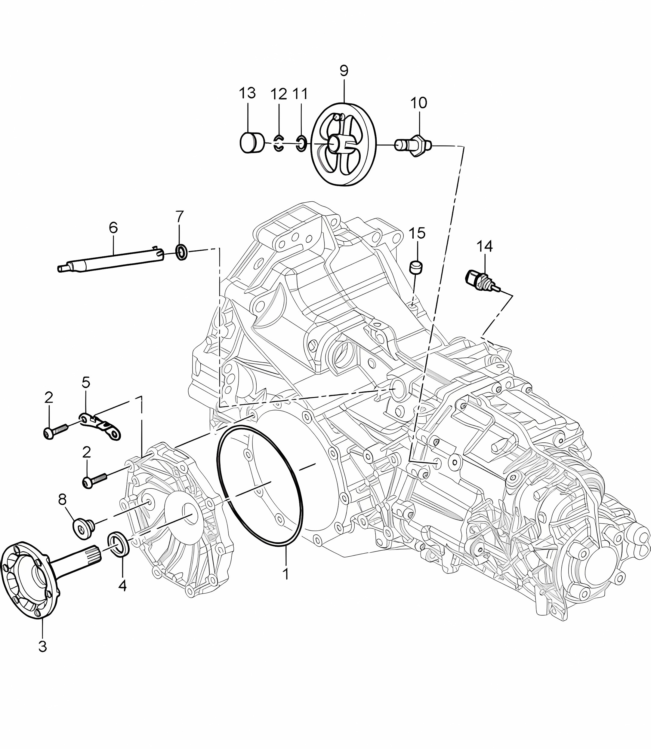 Replacement transmission / Individual parts -  G8720,G8721+ PR:480, 6-speed manual - 987C.1 Cayman 2006-08