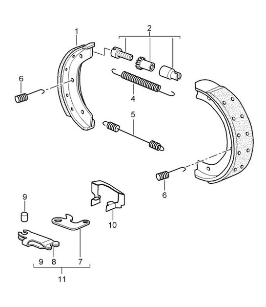 Diagram 603-005 Porsche 992.1 Carrera 2 Cabriolet 3.0L 2019-24 Wheels, Brakes