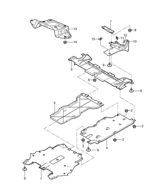 Diagram 801-070 Porsche Cayman 987C / 981C (2005-2016) Body