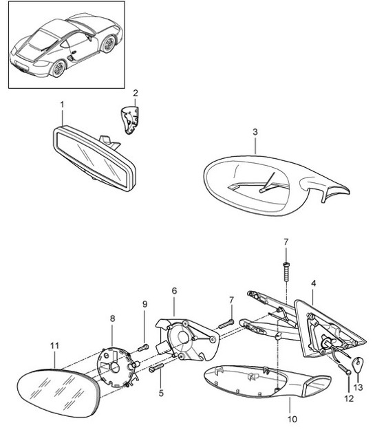 Diagram 809-010 Porsche 9J1.1 Taycan 2020-24 