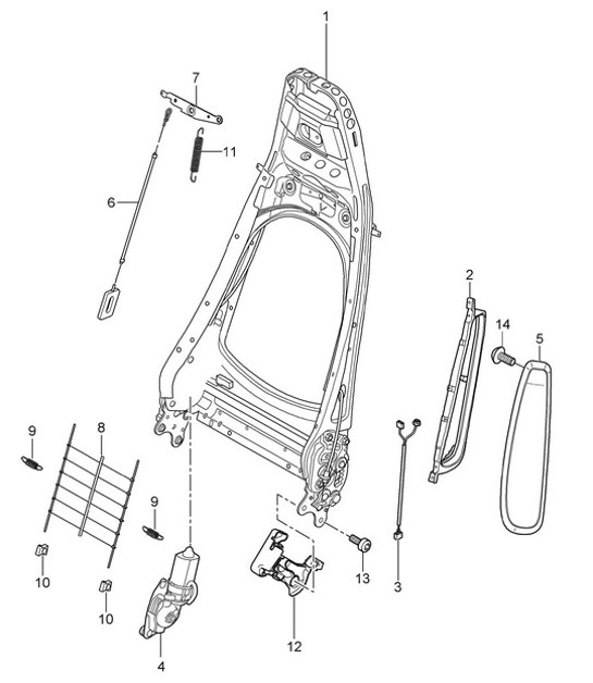 Diagram 817-006 Porsche Boxster GTS 718 2.5L PDK (365 Bhp) 05/2017>> Body
