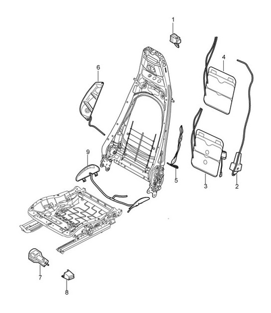 Diagram 817-022 Porsche 991.1 Turbo 3.8L (520 Bhp) 2014-16 Body