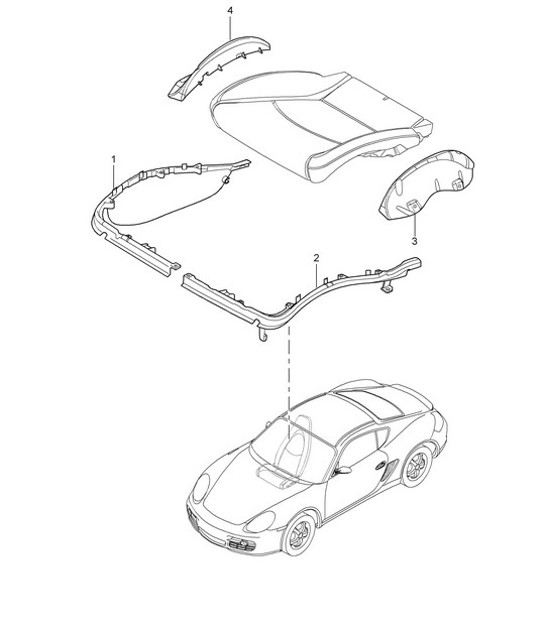 Diagram 817-024 Porsche 911 & 912 (1965-1989) Body